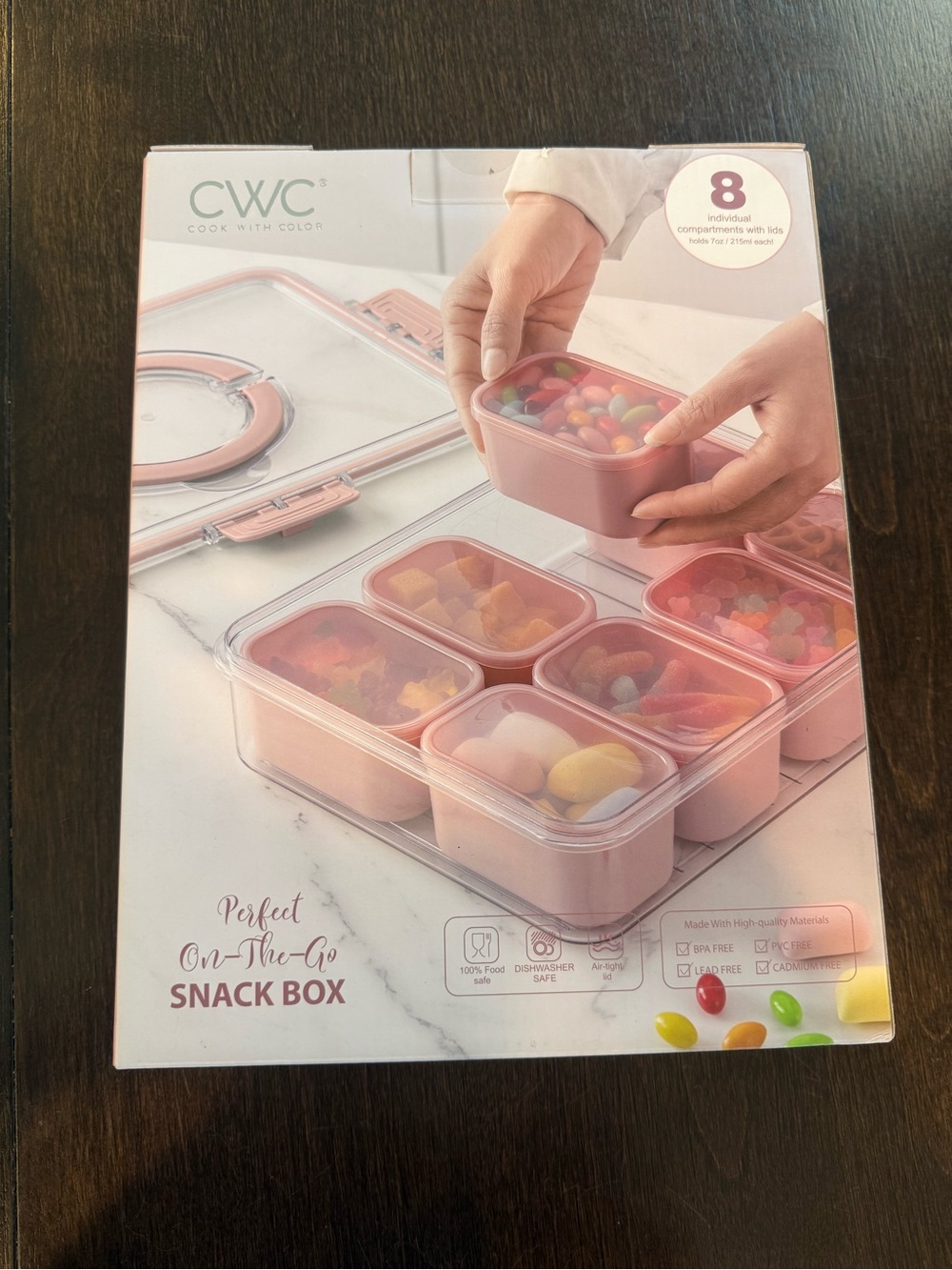 CWC Perfect On-The-Go Snack Box — Pink